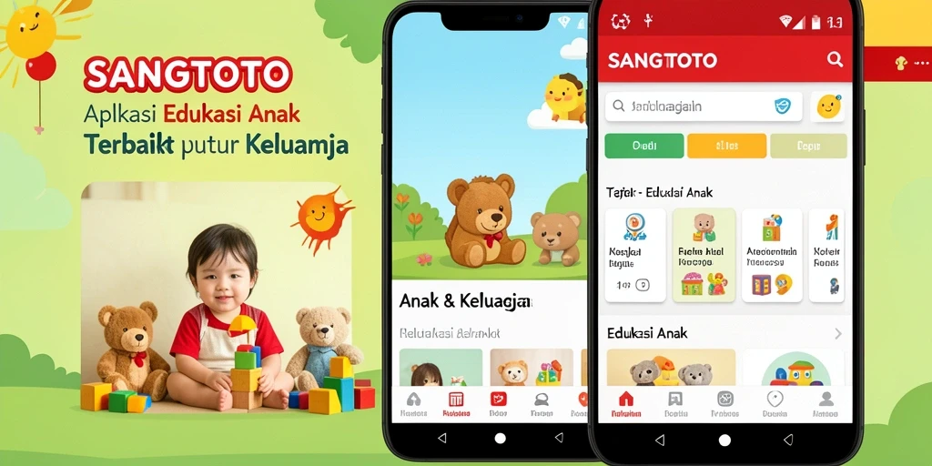 Tampilan antarmuka SANGTOTO yang cerah dan edukatif.