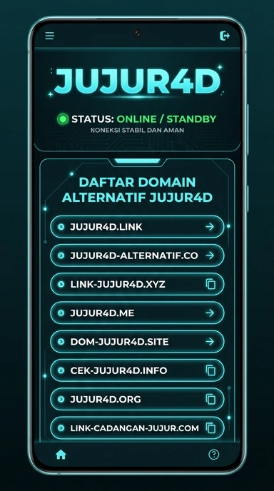 Link Alternatif Aman jujur4d untuk Pengguna Android