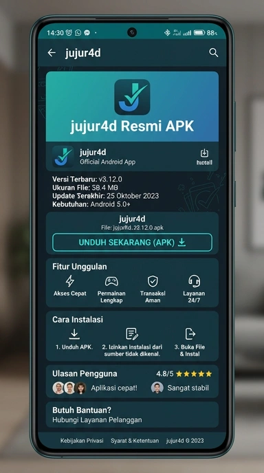 Panduan Unduh dan Instal APK jujur4d untuk Android